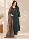 K 1329 By Naisha Dhabu Cotton Aplic Work Kurti With Bottom Dupatta